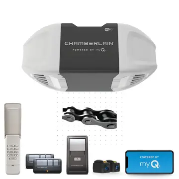 Craftsman opener code Yellow Learn LED rapid flash: opener (Craftsman openers are built by Chamberlain Group; a generic Chamberlain Group part or opener image is shown)