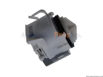 Stand-in photo of a dishwasher drain pump part (Bosch-made, used because the photo source does not list Miele parts) for the Miele F11 drain fault fault
